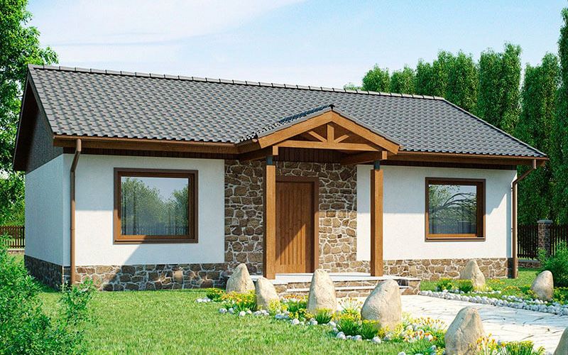 Проект одноэтажного дома